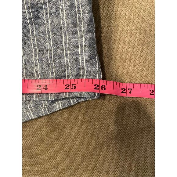 Savanna Jane size Large Embroidered Sleeveless Chambray Mini Dress Boho Southern - Picture 6 of 11